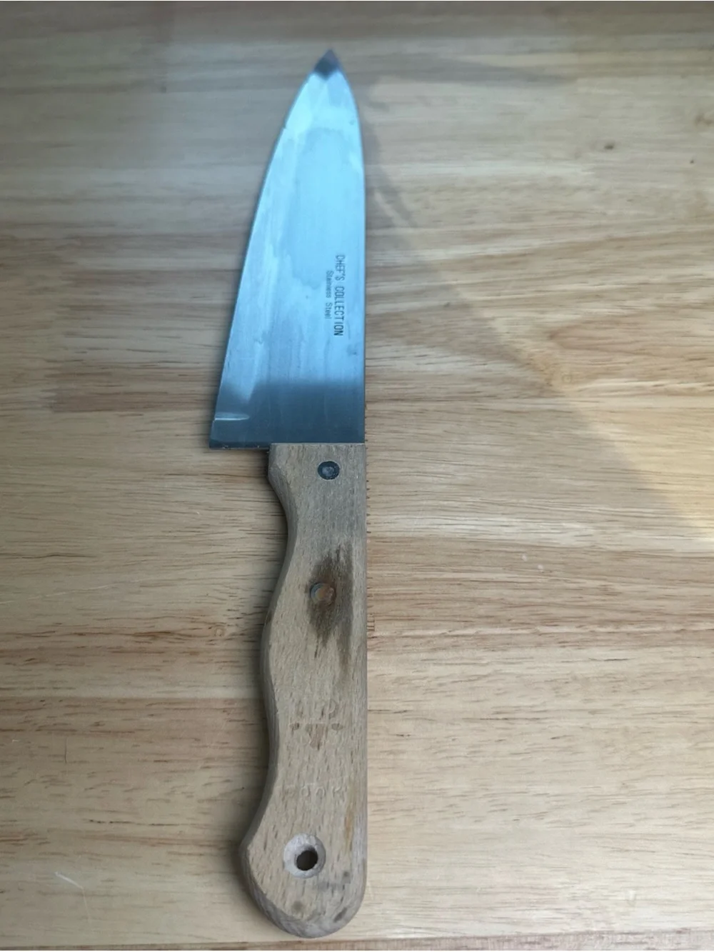 Vintage chef’s collection, stainless steel Japan cook knife 13”